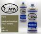 Preview: Ford, Medium Amethyst Frost Metallic, KB / M6446: 400ml Sprühdose + 400ml Klarlack - Set, von ATW Autoteile West.